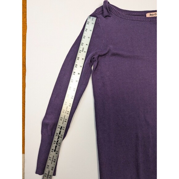 Juicy Couture Womens Knit Sweater Dress Long Sleeve Boat Neck XS (X Small) - Picture 12 of 12